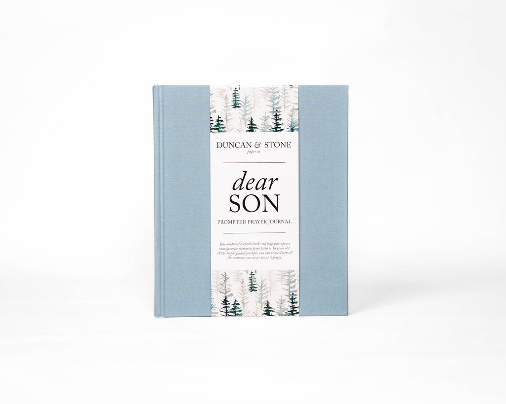 Dear Son: A Childhood Prayer Journal in Blue - Journal photo