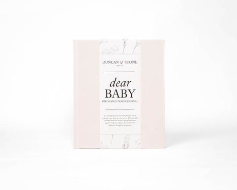 Duncan & Stone Dear Baby: Pregnancy Prayer Journal in - Journal photo