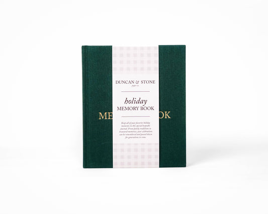 Holiday Memory Book & Family Keepsake in Emerald - Journal photo