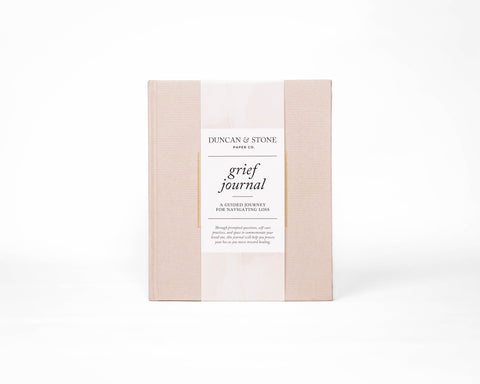 Duncan & Stone Grief Journal in Sand - photo