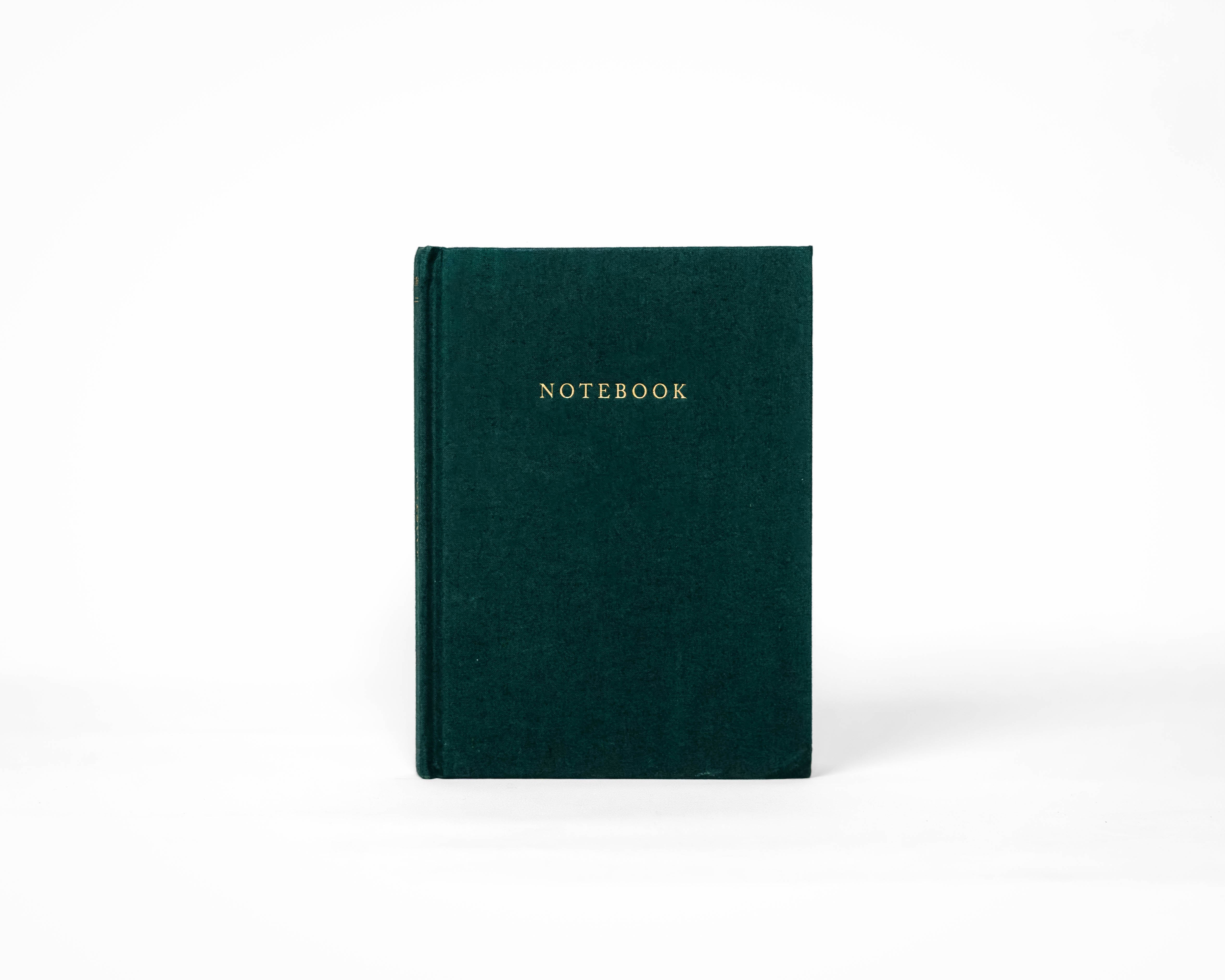Blank Lined Journal in Emerald - blank journal photo