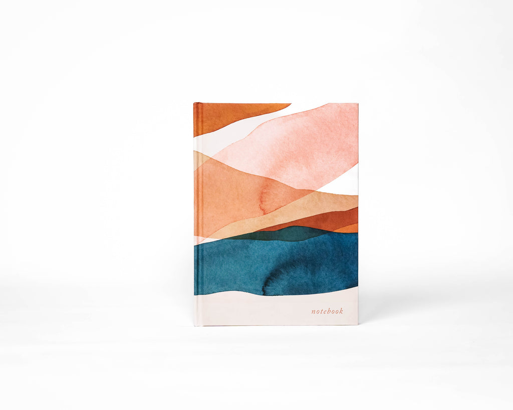 Blank Lined Journal in Desert Sand - blank journal photo