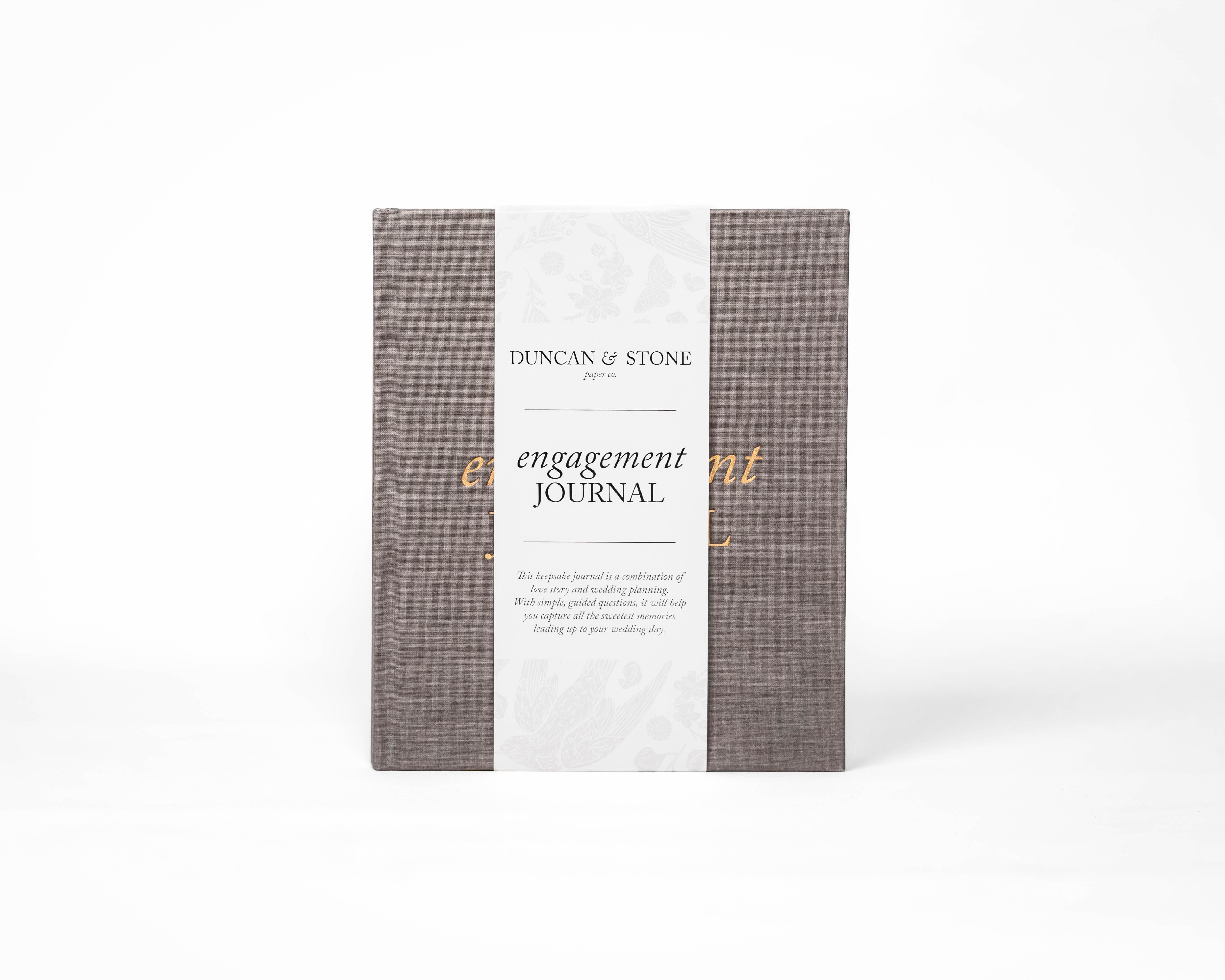 Duncan & Stone Paper Co. Engagement Journal in Taupe - Journal photo