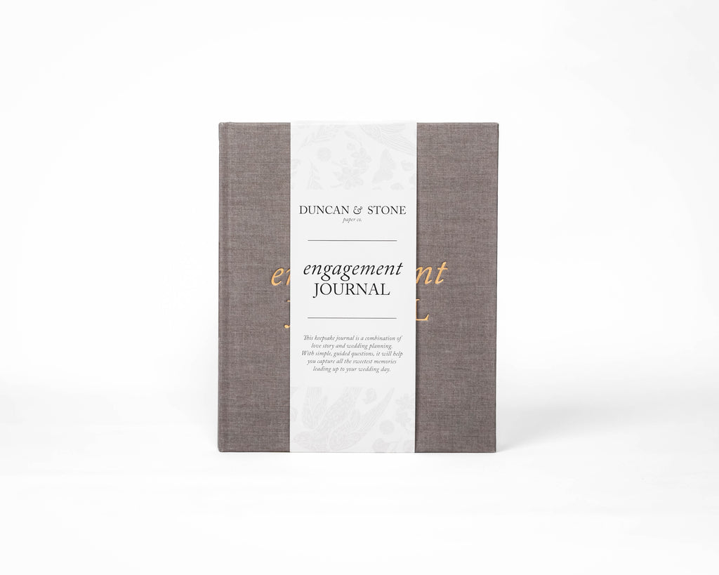 Duncan & Stone Paper Co. Engagement Journal in Taupe - Journal photo
