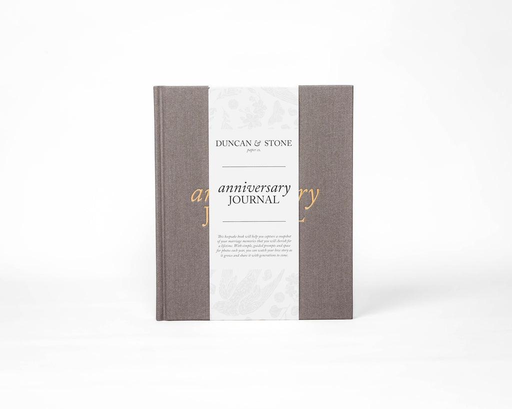 Anniversary Journal Book in Taupe - Journal photo