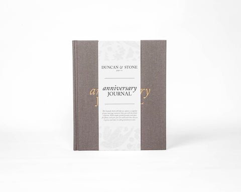 Anniversary Journal Book in Taupe - Journal photo