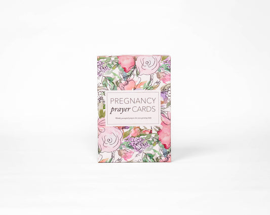 Pregnancy Prayer Cards in Floral - Prayer Cards photo
