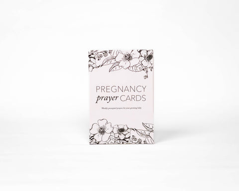 Duncan & Stone Paper Co. Pregnancy Prayer Cards in Black and White - Prayer Cards photo