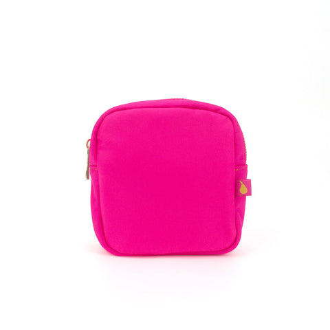 Bailey Small Pouch | INCLUDES UP TO 3 PATCHES in Hot Pink - photo