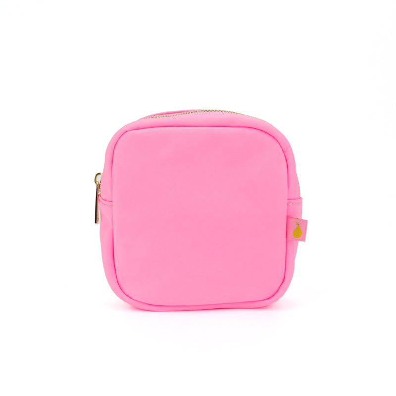 Bailey Small Pouch | INCLUDES UP TO 3 PATCHES in Pink - photo