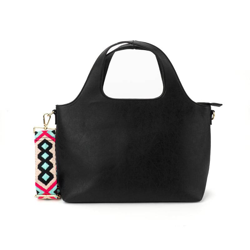 Tatum Tote | Choose Your Strap in Black - Bags photo