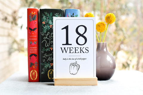 Duncan & Stone paper Co. Pregnancy Announcement & Milestone Cards