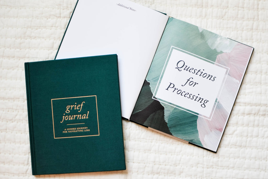 Duncan & Stone Grief Journal in Teal in - photo