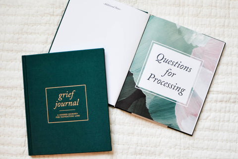 Duncan & Stone Grief Journal in Teal in - photo