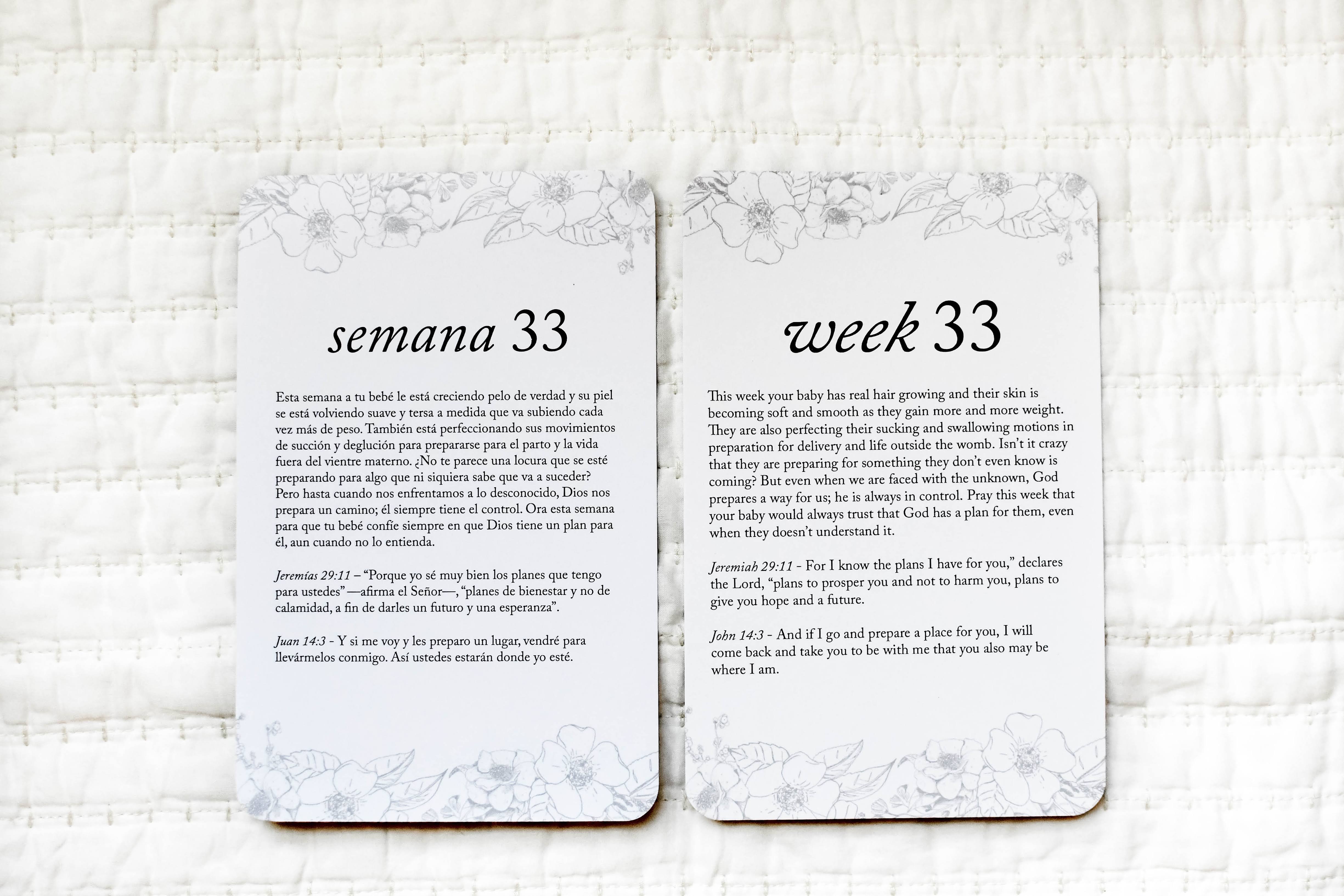 Duncan & Stone Co. Spanish Pregnancy Prayer Cards