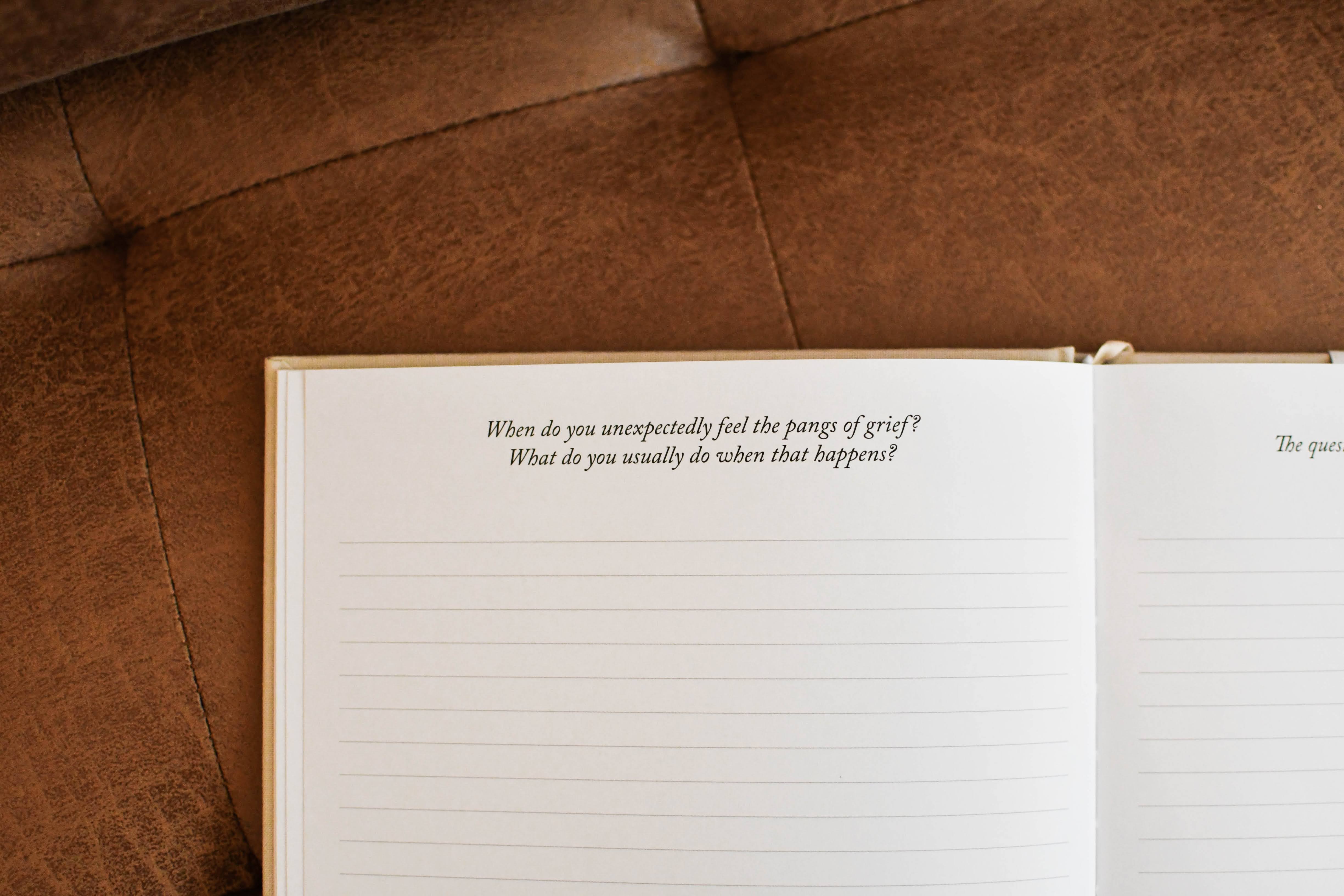 Duncan & Stone Grief Journal in - photo