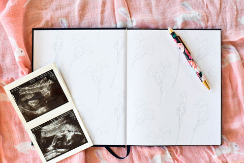 Duncan & Stone Dear Baby: Pregnancy Prayer Journal in - Journal photo
