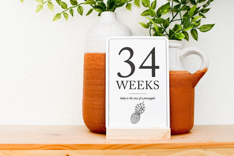 Duncan & Stone paper Co. Pregnancy Announcement & Milestone Cards