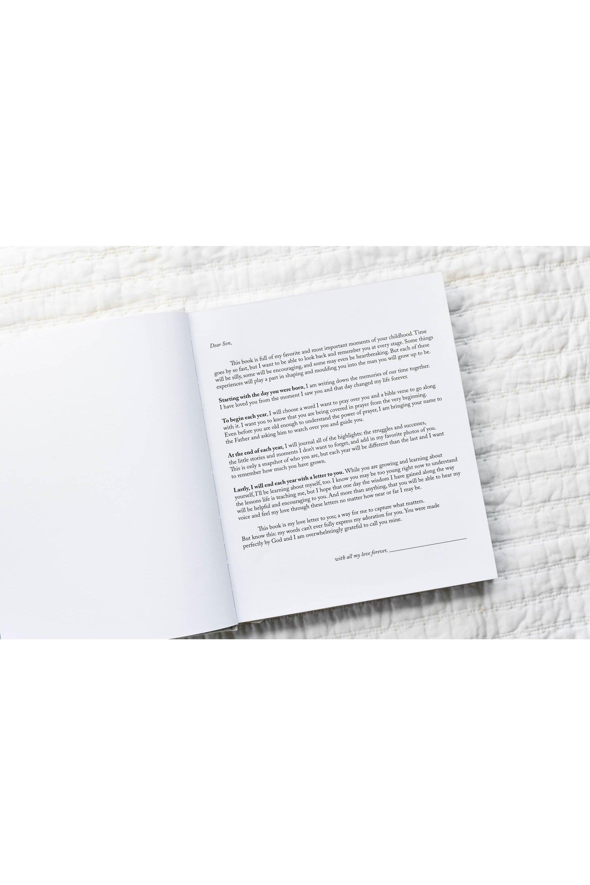 Dear Son: A Childhood Prayer Journal - SwagglyLife Home & Fashion