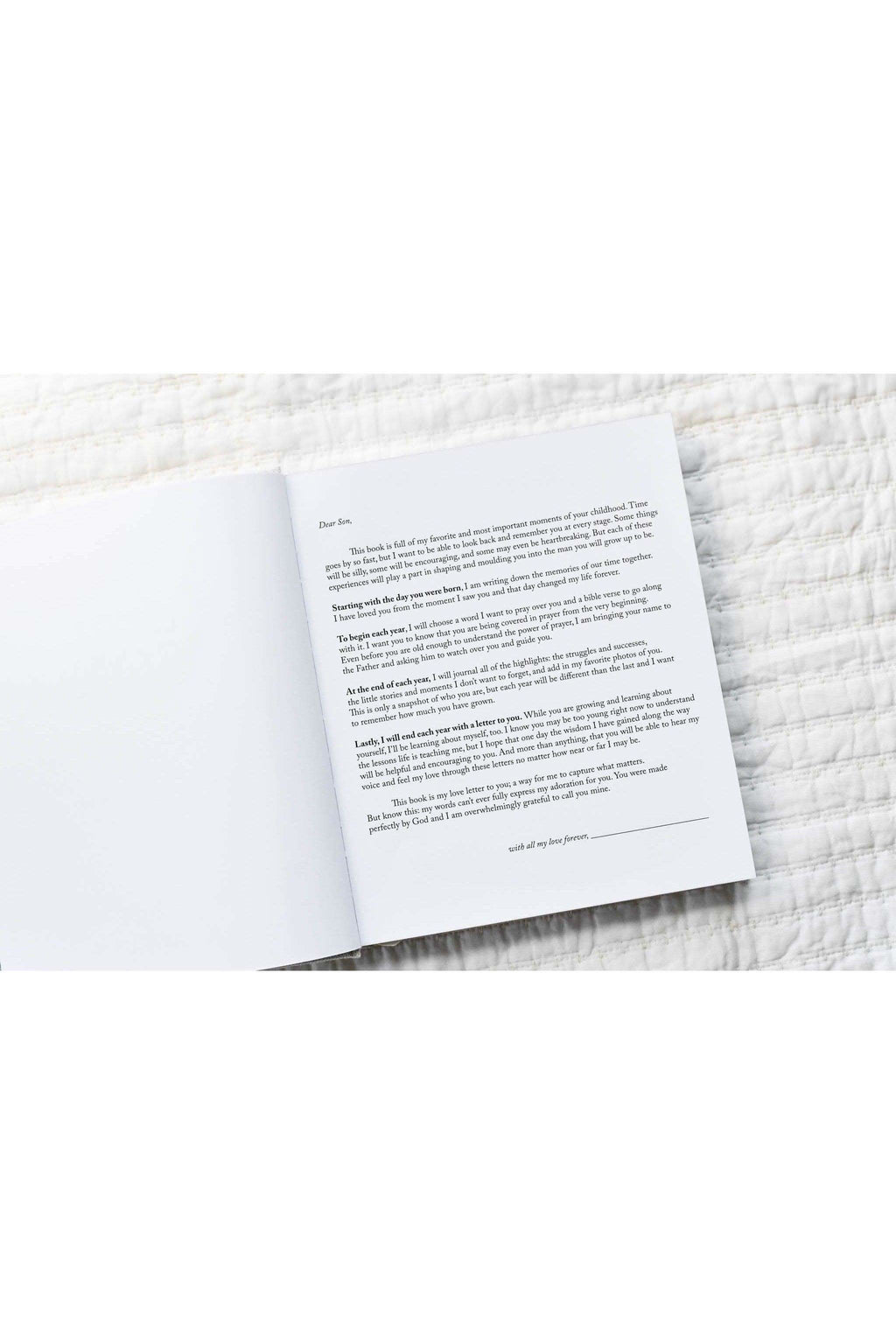 Dear Son: A Childhood Prayer Journal - SwagglyLife Home & Fashion