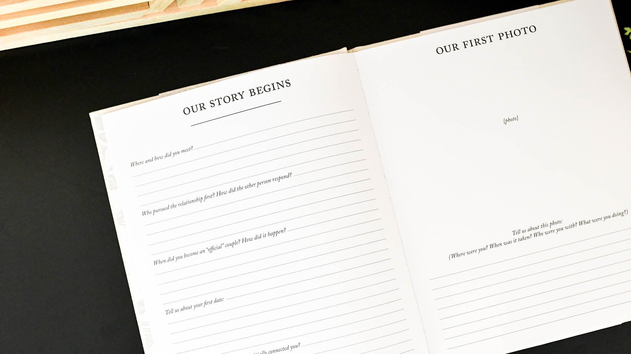 Duncan & Stone Paper Co. Engagement Journal in - Journal photo