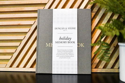 Duncan & Stone Holiday & Christmas Memory Book in - Journal photo