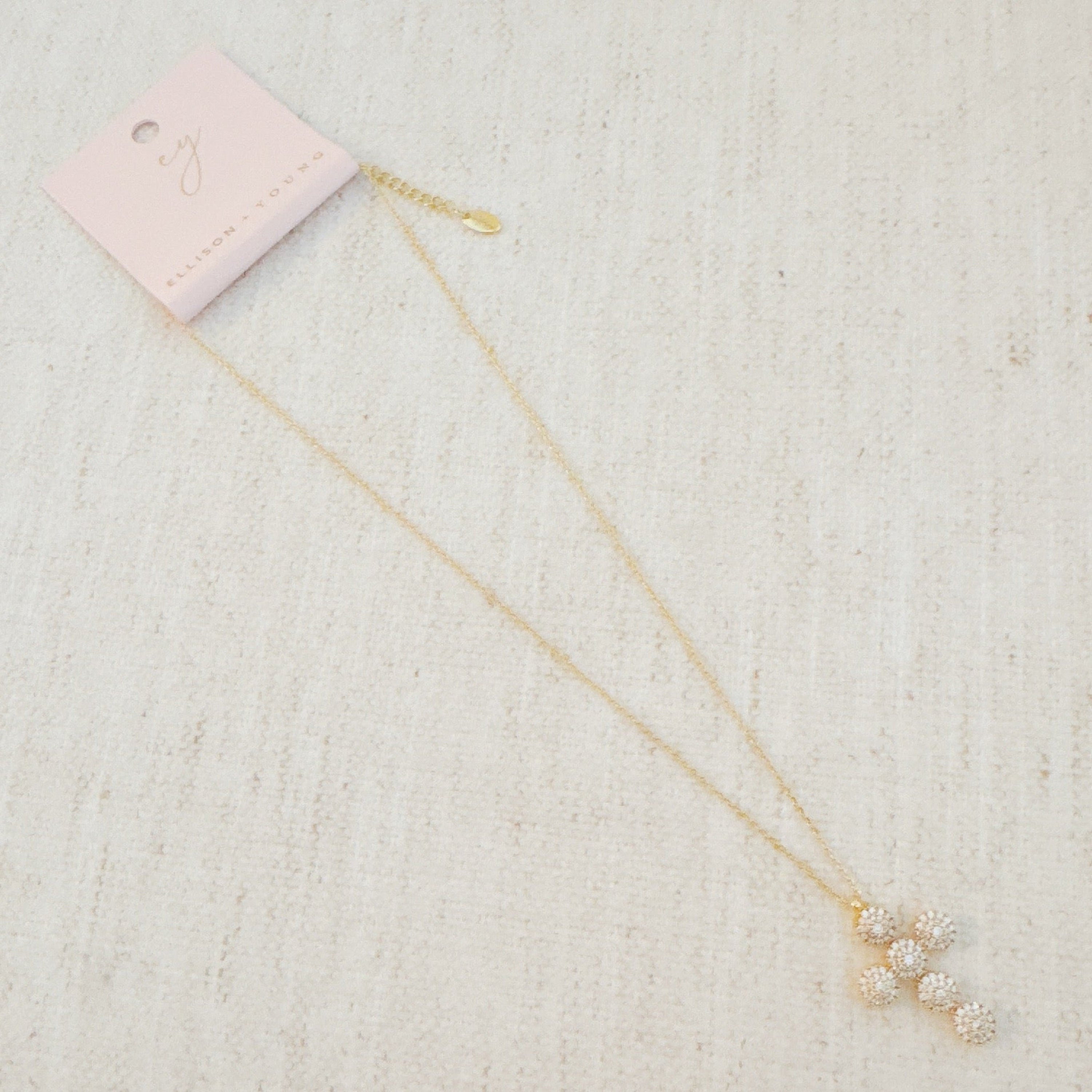Dainty Sparkle Cross Necklace in - Jewelry photo