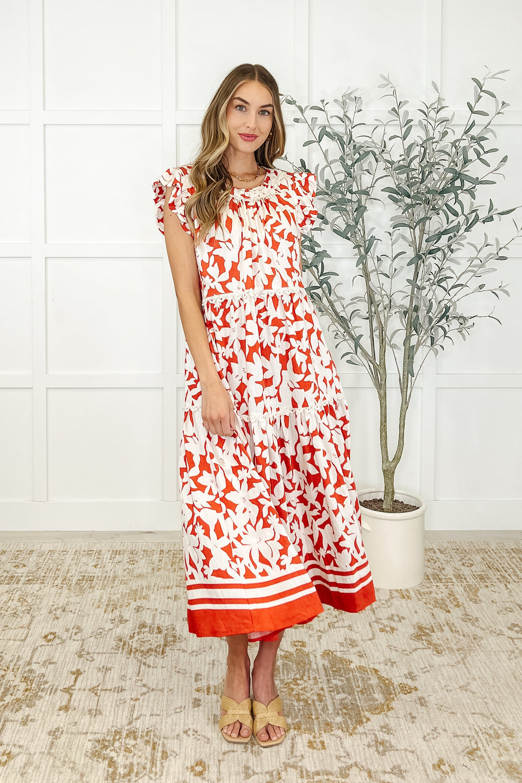 Dainty Daydream Tiered Dress in - Womens photo