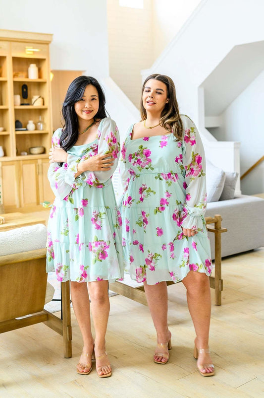 Delightfully Yours Floral Dress in - Womens photo