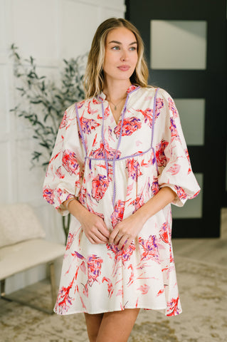 Destination Unknown Floral Dress in - Womens photo