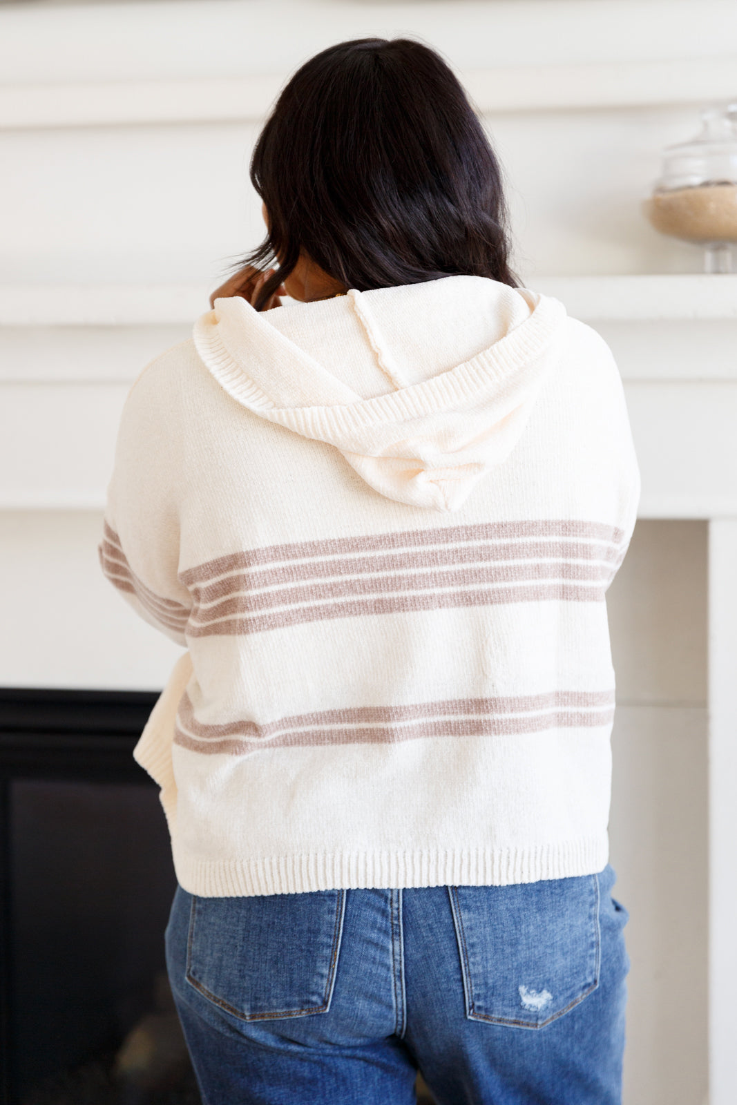 Don't Forget the Cold Foam Striped Hoodie in - Tops photo