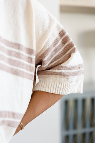 Don't Forget the Cold Foam Striped Hoodie in - Tops photo