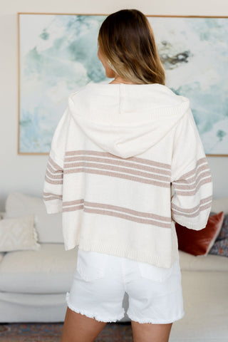 Don't Forget the Cold Foam Striped Hoodie in - Tops photo