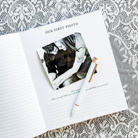 Duncan & Stone Anniversary Journal – Wedding Memory Book -