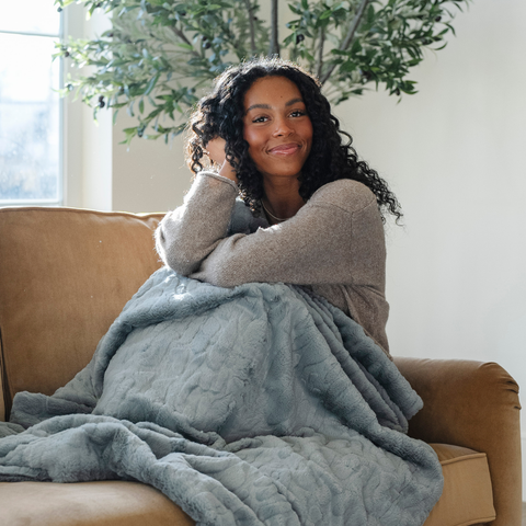 PATTERNED FAUX FUR THROW BLANKETS in - Throw Blanket photo