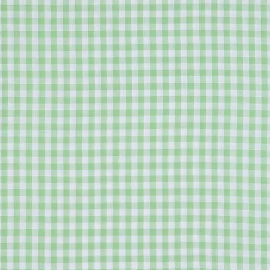 Meadow Green Gingham Crib Sheet