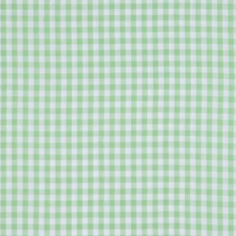 Meadow Green Gingham Crib Sheet