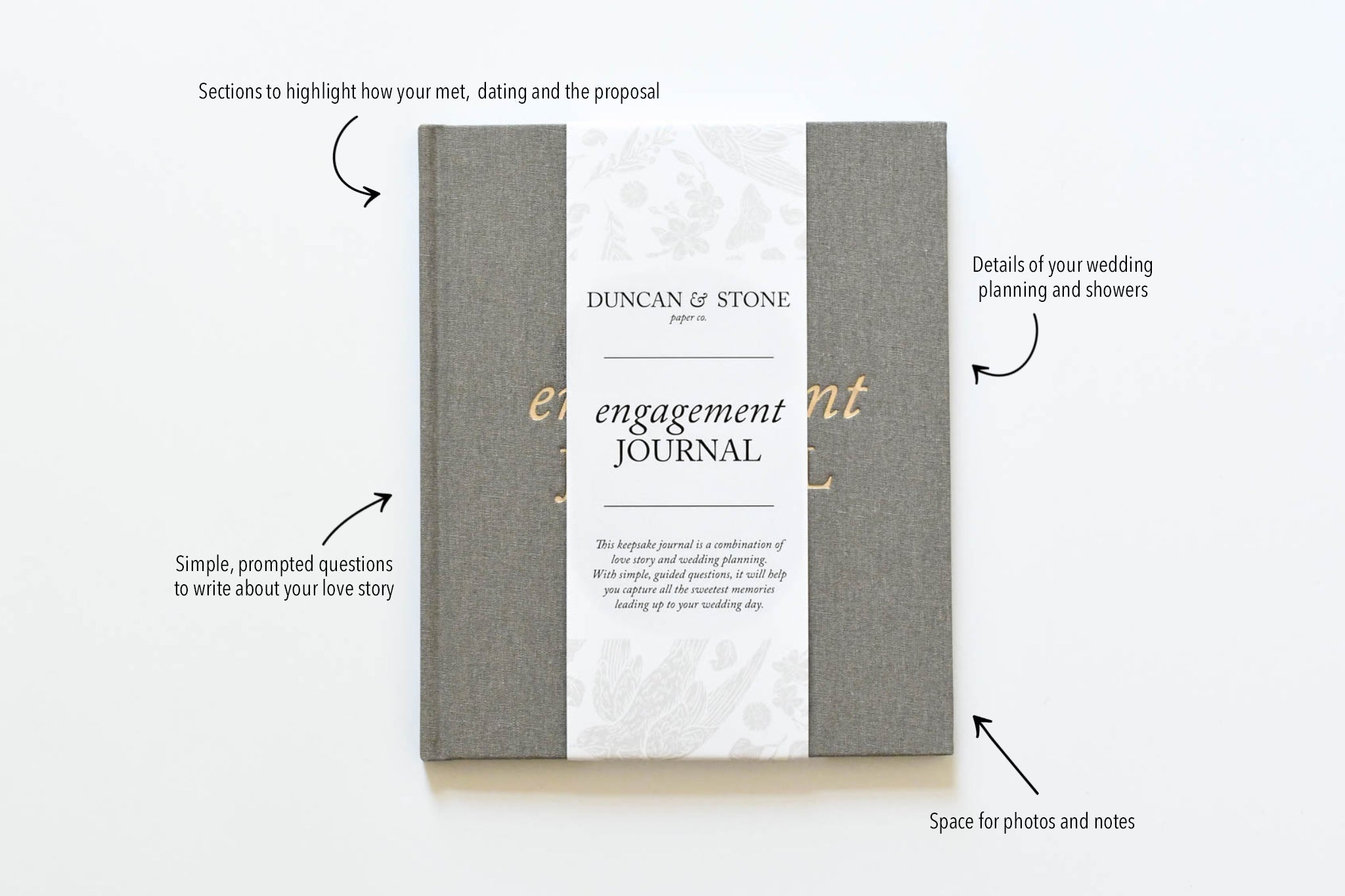 Duncan & Stone Paper Co. Engagement Journal in - Journal photo
