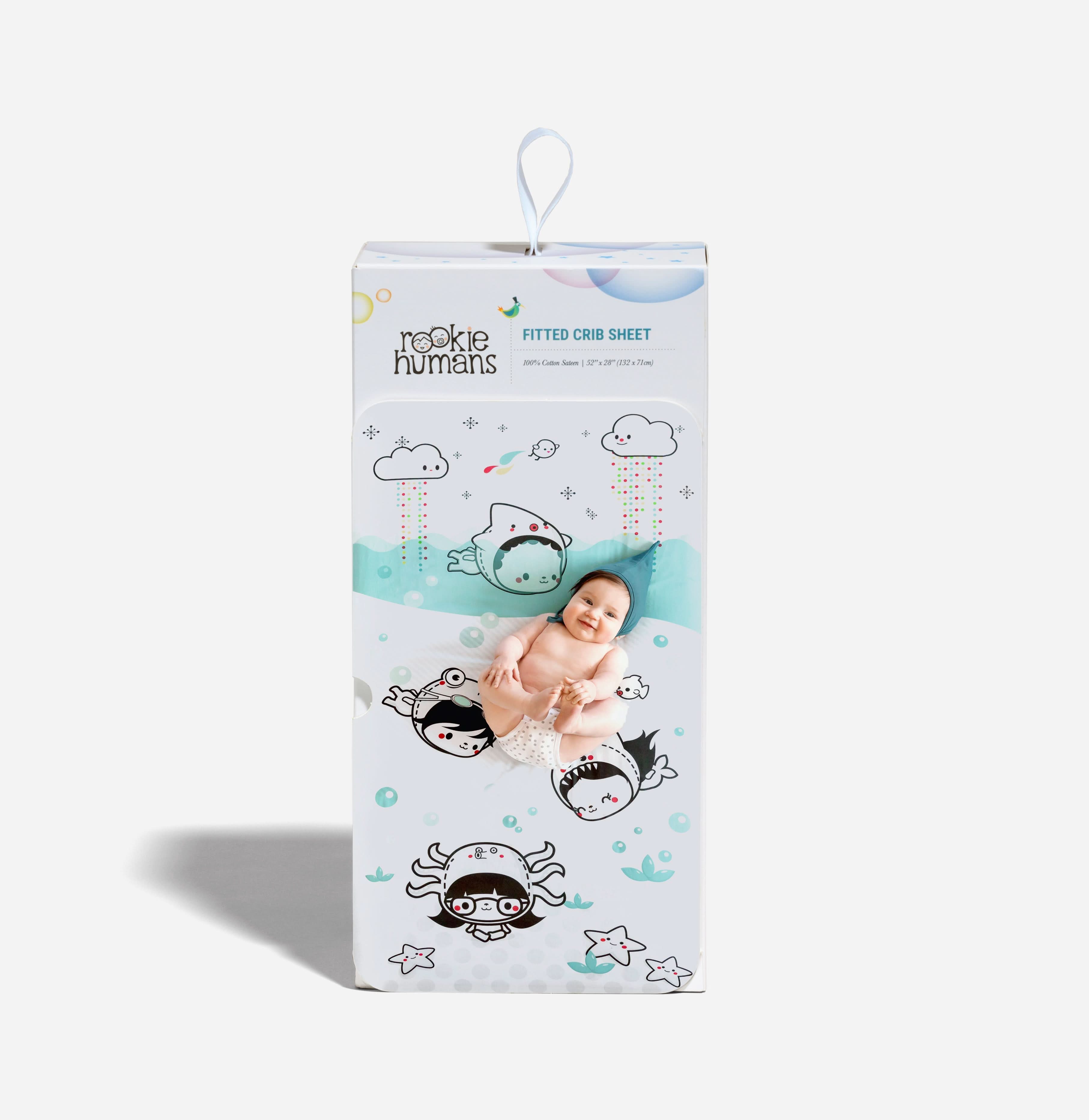 Dive In Organic Standard Size Crib Sheet in - Crib sheets photo