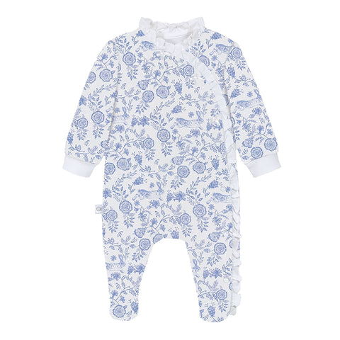 Floral Bunnies Baby Pajama