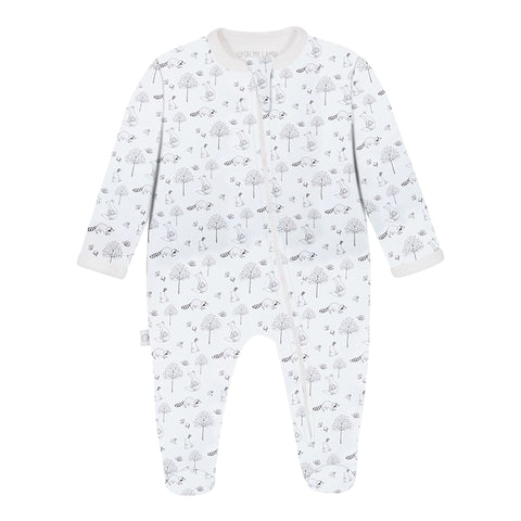 Gray Raccoon Baby Pajama