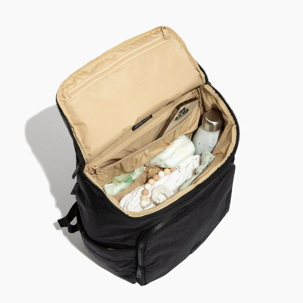 Ebony Zurich Diaper Bag in - Zurich Backpack photo