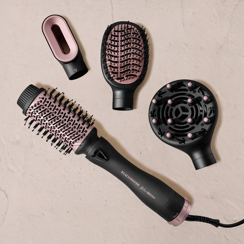 Beachwaver Blow Brush in Midnight Rose - Dryer photo