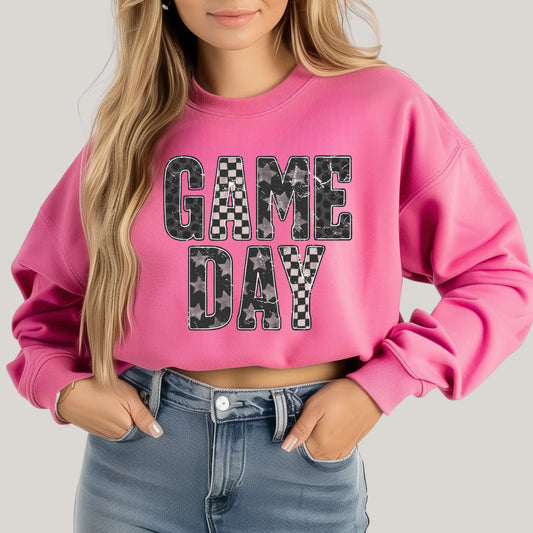 Edgy Gameday in Pink Sweatshirt in - Womens photo