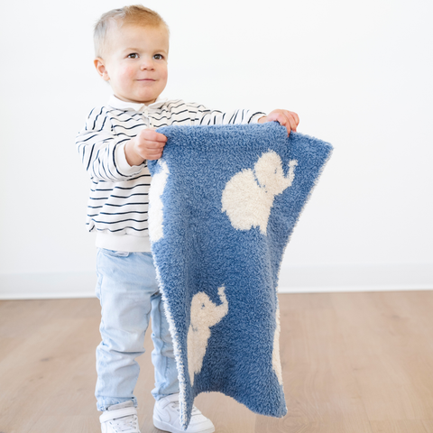 Saranoni Double-Layer BAMBONI® Mini Blankets in Elephant Double Layer - photo