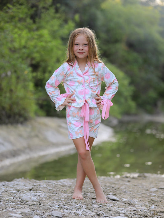 Mommy and Me Fall Thanksgiving Pumpkin Pajama -