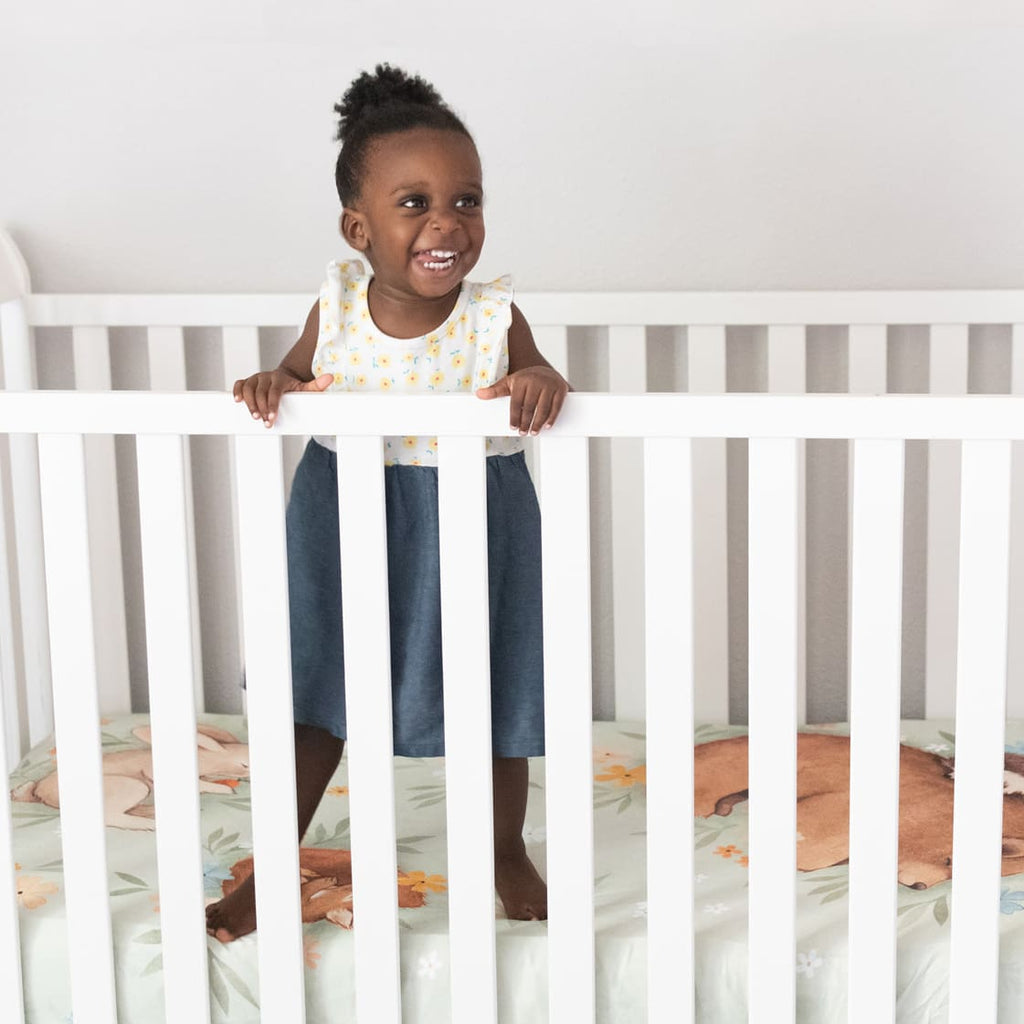 Enchanted Meadow Standard Size Crib Sheet in - Crib sheets photo