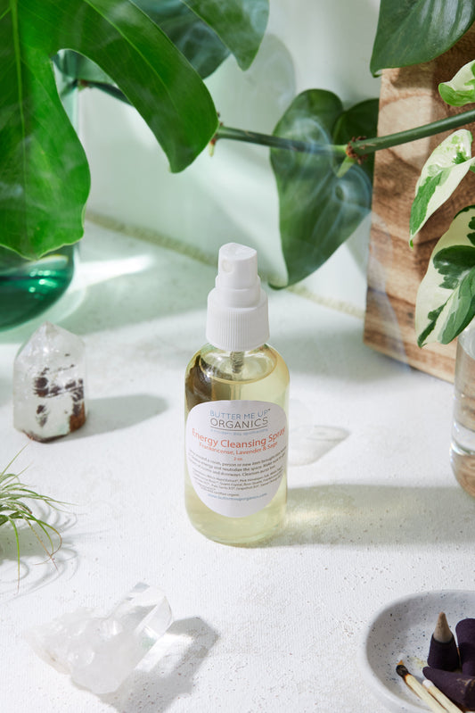 Organic Energy Cleansing Spray / Smudge Spray / Space Clearing / Energy Cleansing / Aura Cleansing / Purifying / Cleanse Negative Energy / in - Home photo