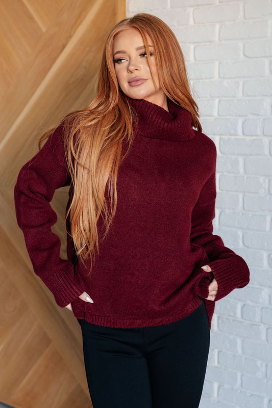 Envelop Me Turtleneck Sweater in - Tops photo
