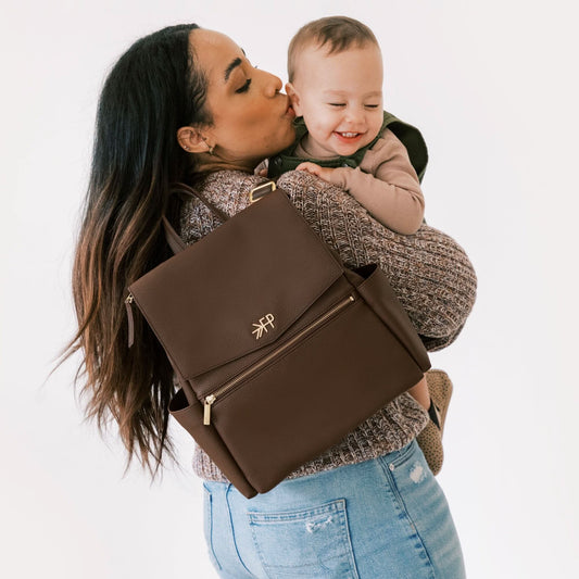 Freshly Picked Espresso Mini Classic Diaper Bag II in - Mini Classic Diaper Bag II photo